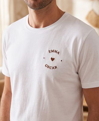 Nombres de niños y corazones personalizados