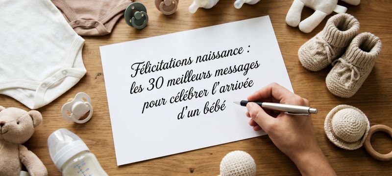 Félicitations naissance : les 30 meilleurs messages pour célébrer l'arrivée d'un bébé