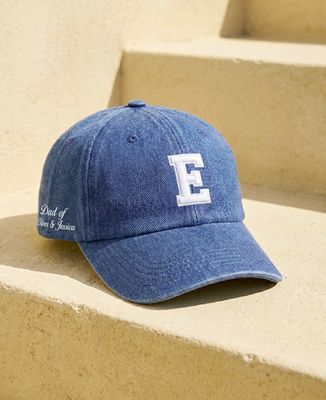 Cap Dad's initial and first names embroidered on side - Mom's gifts, Mom/Dad-to-be