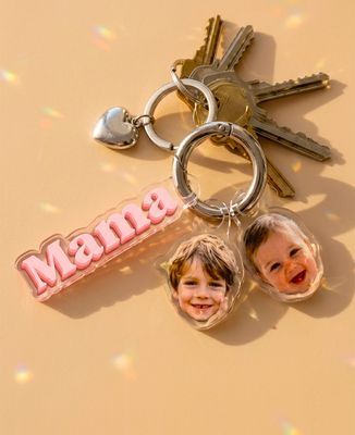 Mutter und Gesicht der Kinder