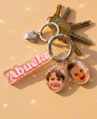 Llavero Abuela y caras de niños - Regalos de la abuela