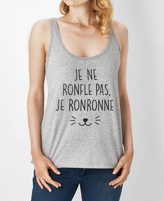 Débardeur femme Je ne ronfle pas