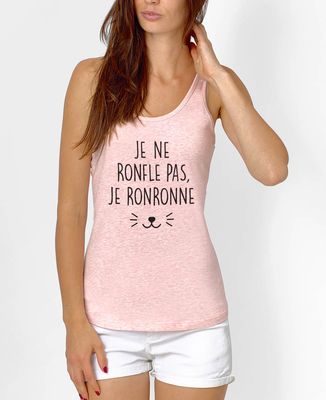 Débardeur femme Je ne ronfle pas