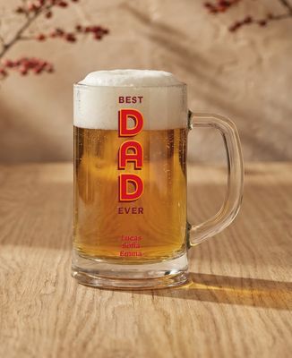 Beer mug Best dad ever and personalized first names - Gifts for Dad, Aperitif