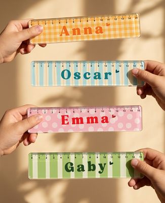 Children's ruler Personalized first name and motif