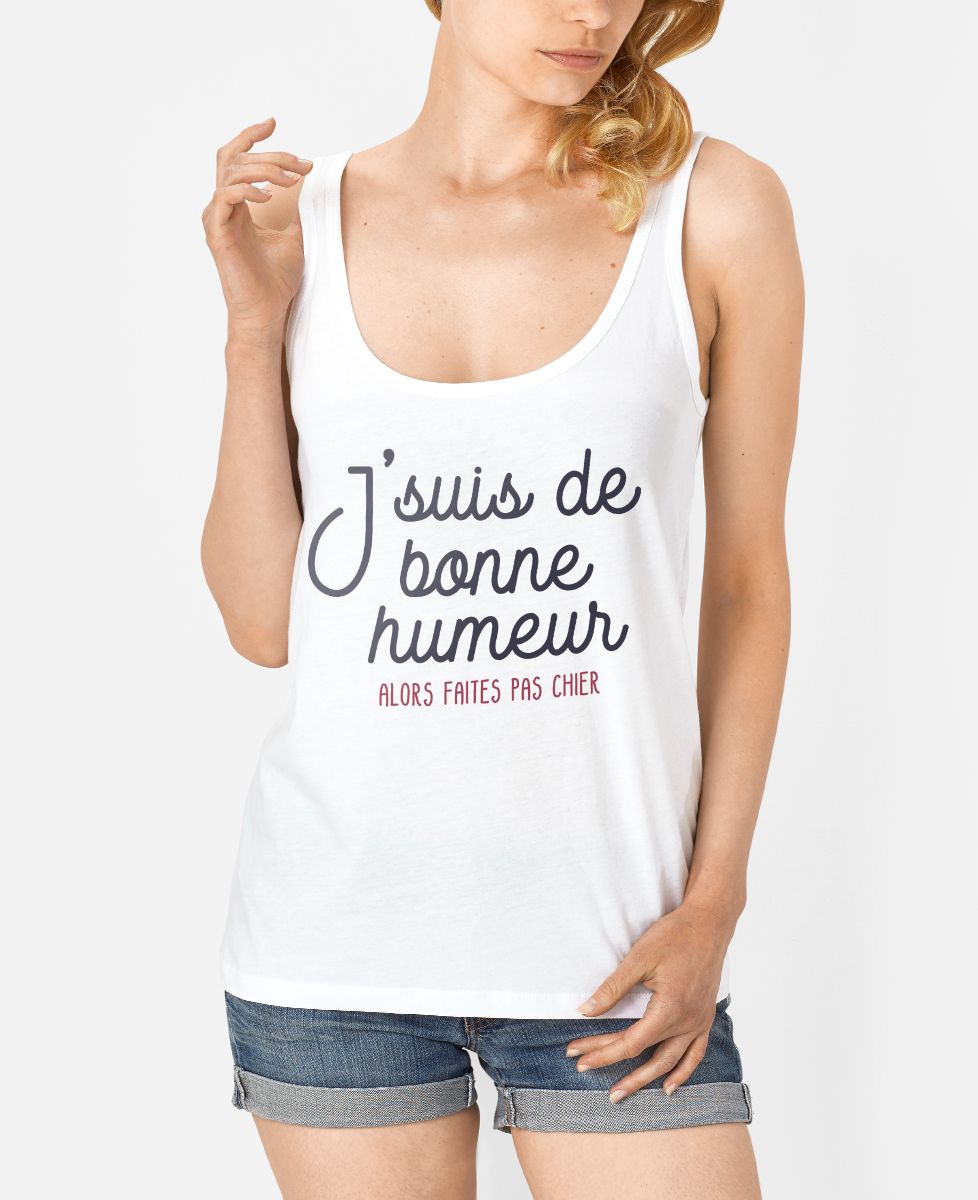 Débardeur femme De bonne humeur