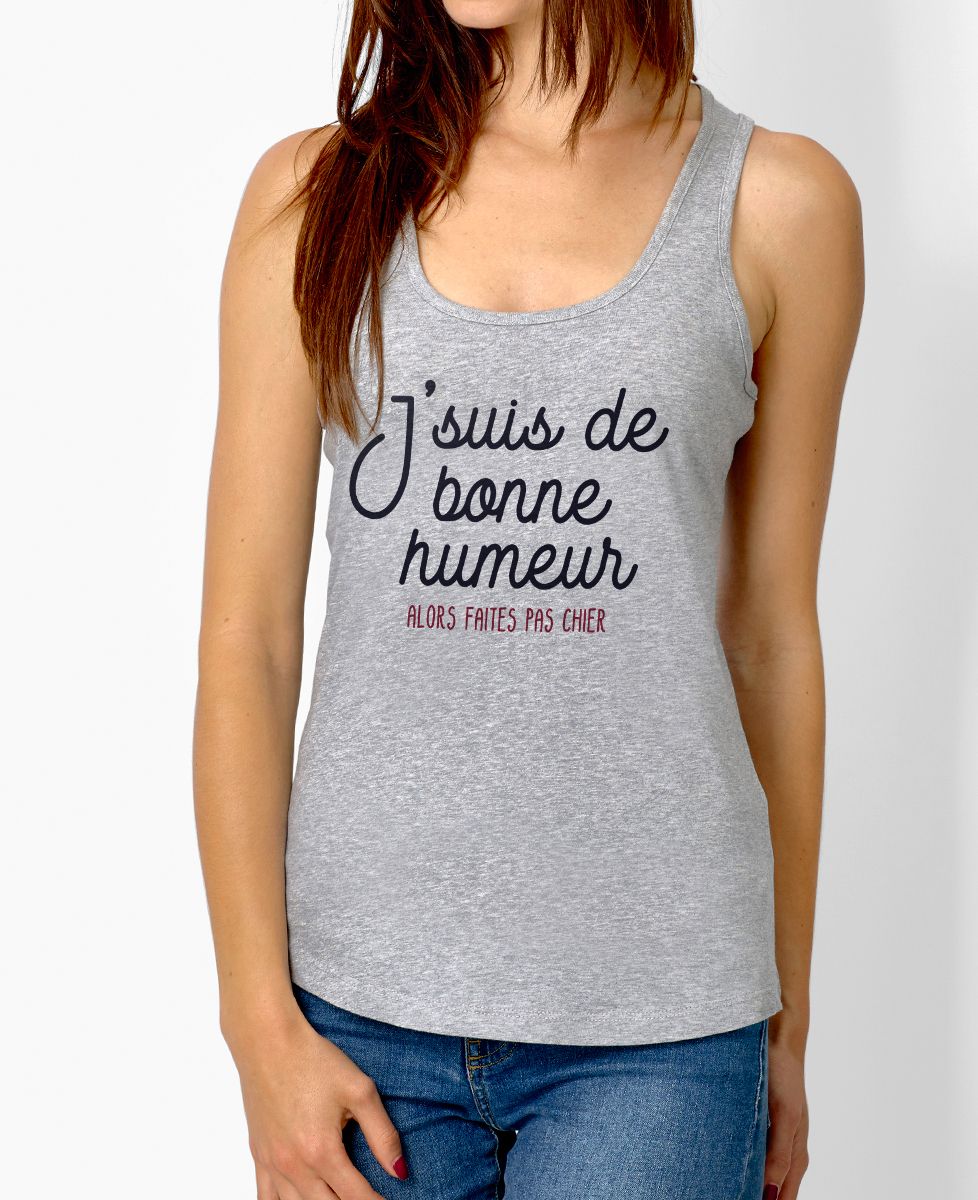 Débardeur femme De bonne humeur