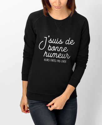 Sweatshirt femme De bonne humeur