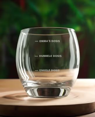 Water glass First Name Engraving - Aperitif