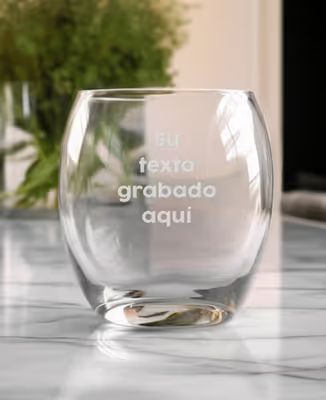 Vaso de agua Texto grabado personalizado - Aperitivo