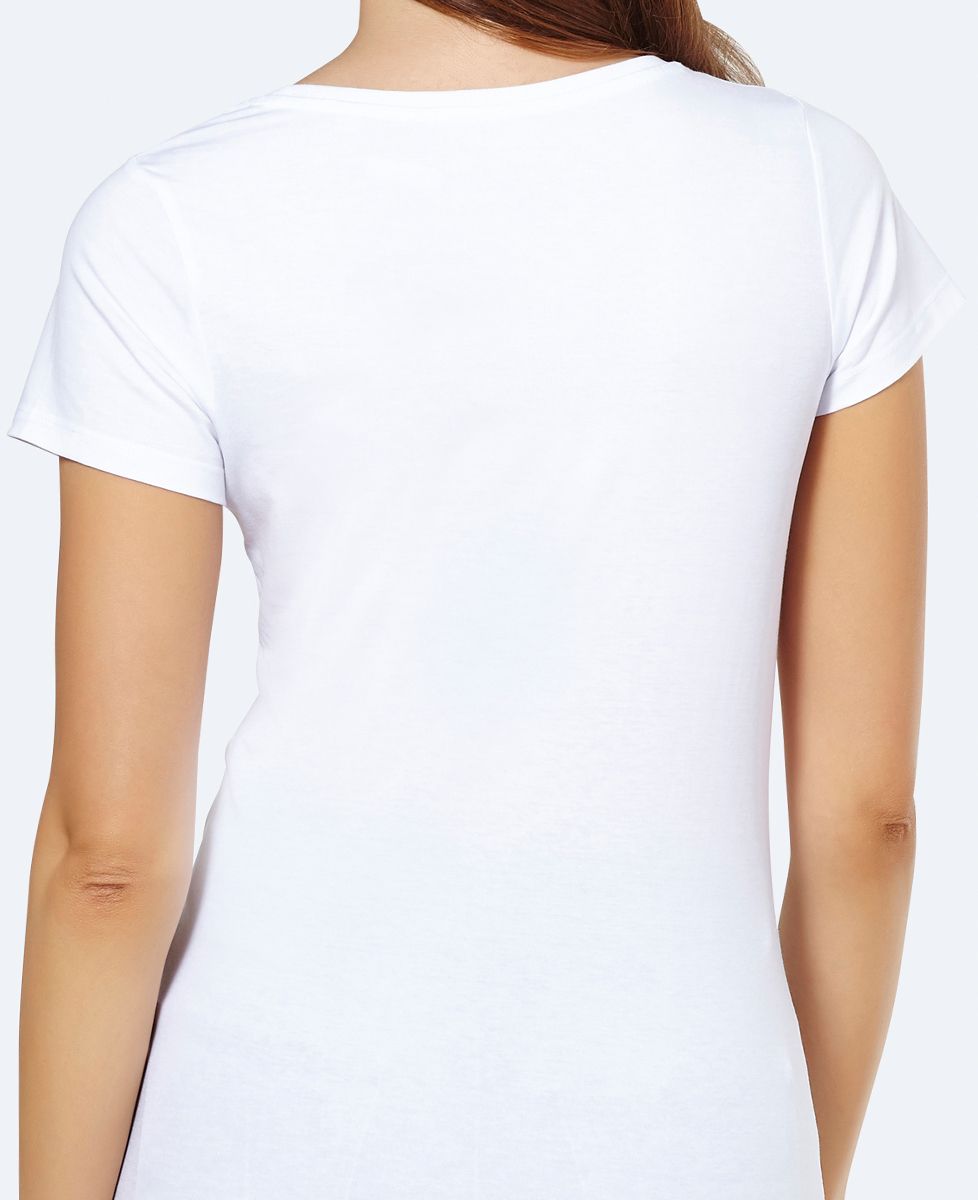 T-shirt femme Canard snowboardeur personnalisé (effet velours)