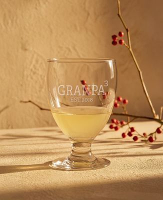 Liquor glass Grandpa as an exhibitor and personalized year - Aperitif, Papy's gift