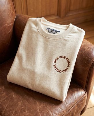 Sweatshirt Mann Opa mit kreisförmigen Vornamen - Geschenk Opa, Geschenke Oma