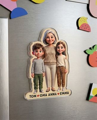 Magnet Oma und ihre Enkelkinder - Geschenke Oma