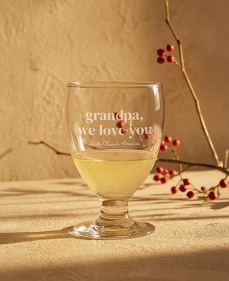 Liquor glass "Grandpa, we love you" and names engraved - Aperitif, Papy's gift