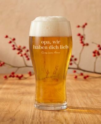 „Opa, wir lieben dich“ und Vornamen eingraviert