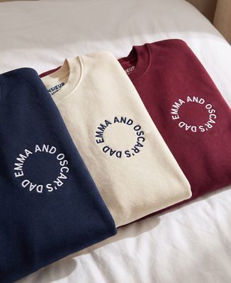 Men's sweatshirt Dad of Names Shaped Like Circles - Gifts for Dad, Mom's gifts
