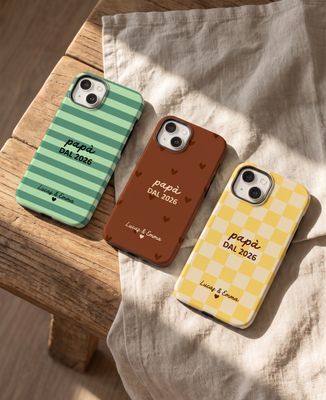 Cover smartphone Da quando è papà e nomi dei figli - Regali per papà, Regali per la mamma