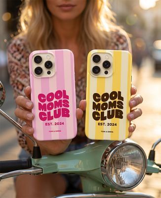 Smartphone-Hülle „Cool Moms Club“ und die Vornamen der Kinder - Geschenke Mama, Werdende Mutter/Vater