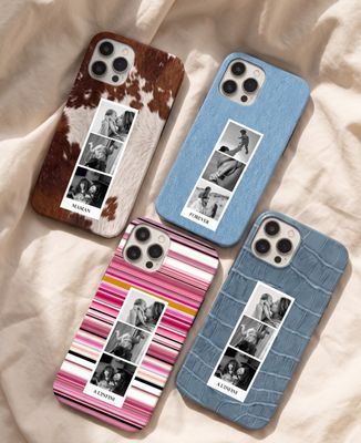 Coque smartphone Polaroid et fond mode - Cadeaux Maman, Ajouter mes photos, Cadeaux Couple Femme, Cadeaux Couple Homme