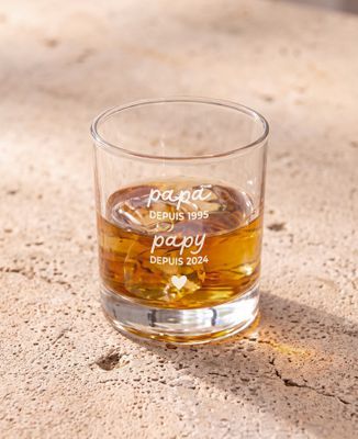 Verre à whisky Papa et papy depuis année gravé - Apéro, Cadeaux Papy, Mariage