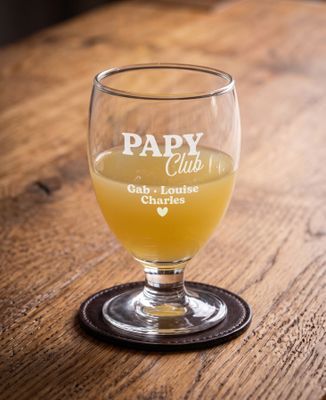 Verre à pastis Papy club et prénoms personnalisés gravé - Apéro, Cadeaux Papy