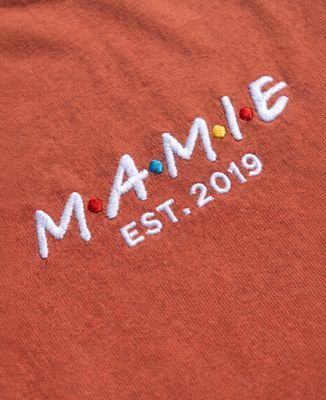 T-shirt femme Friends Mamie avec prénoms personnalisés - Cadeaux Papy, Cadeaux Mamie
