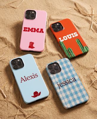 Smartphone-Hülle Western-Kollektion und individueller Text - Aperitif, Geschenke für Paare