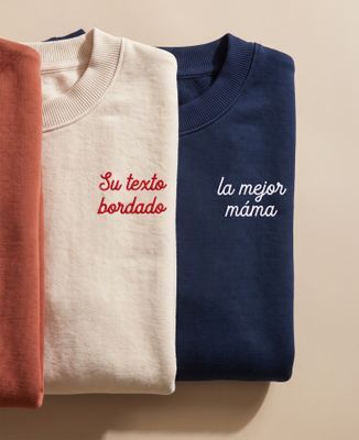 Sudadera de mujer Texto bordado personalizado - Deporte, Aperitivo, Regalos para parejas, Boda