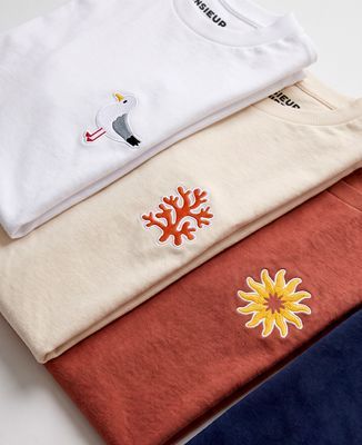 T-shirt per lui Pittogramma ricamato personalizzato - Sport, Regali per papà, Regali per la mamma, Calcio, Addio nubilato/celibato, matrimonio, Regali per coppie, EVJF
