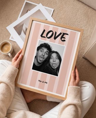 Poster Amore e foto personalizzate - Regali per coppie, Matrimonio, Regali per le coppie