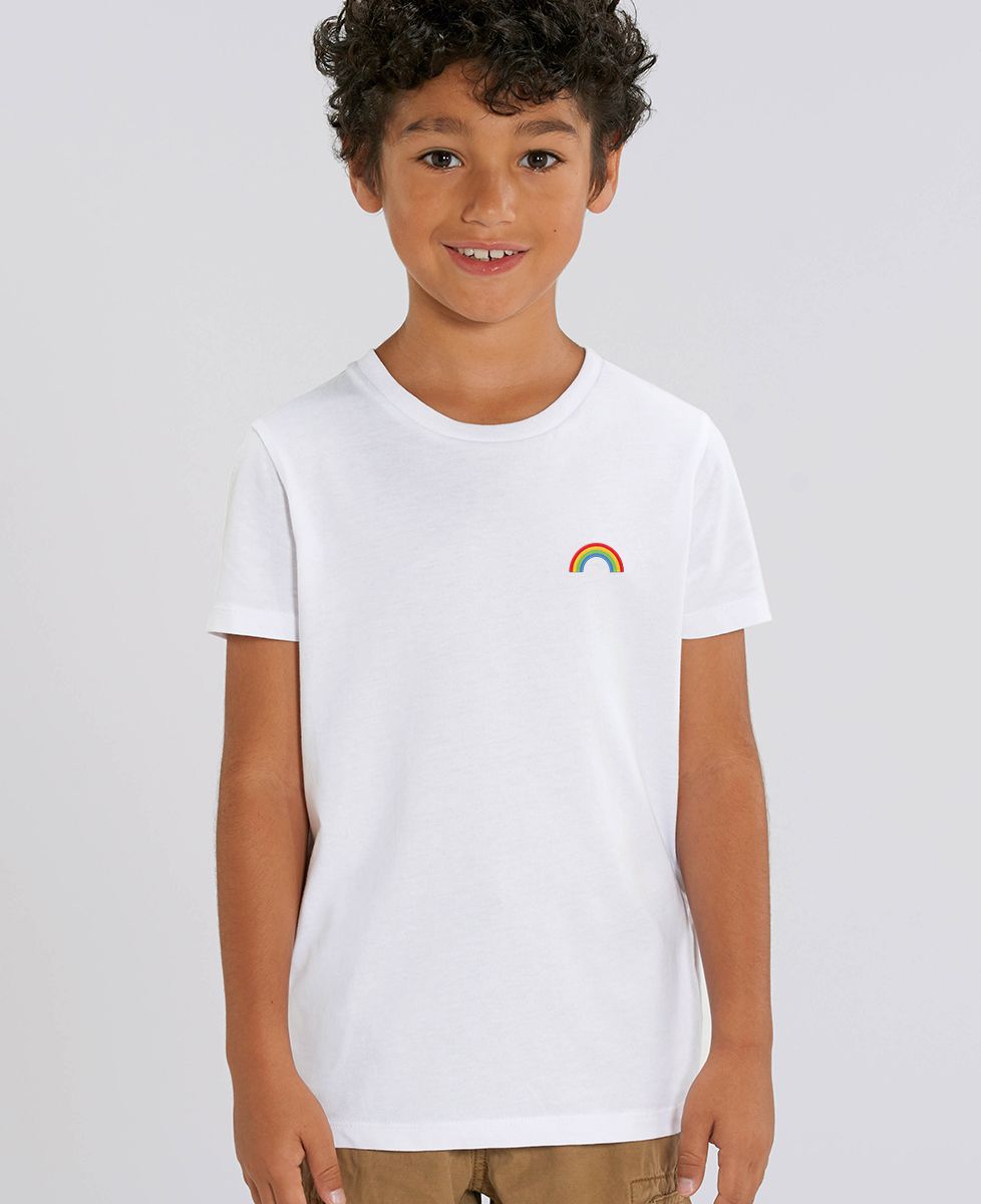 Vendax Arc En Ciel Licornes T-Shirt Unisexe Enfant Garçons Filles