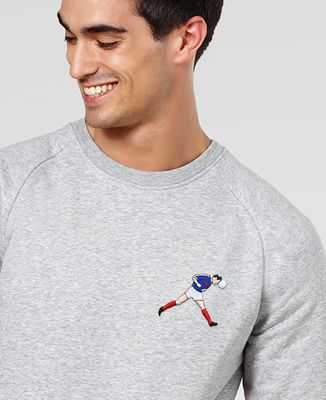 Sweatshirt homme Écusson Zizou
