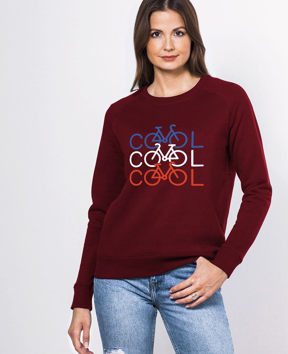 Sweatshirt femme COOL COOL COOL