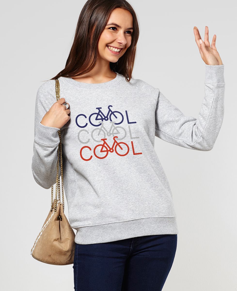 Sweatshirt femme COOL COOL COOL