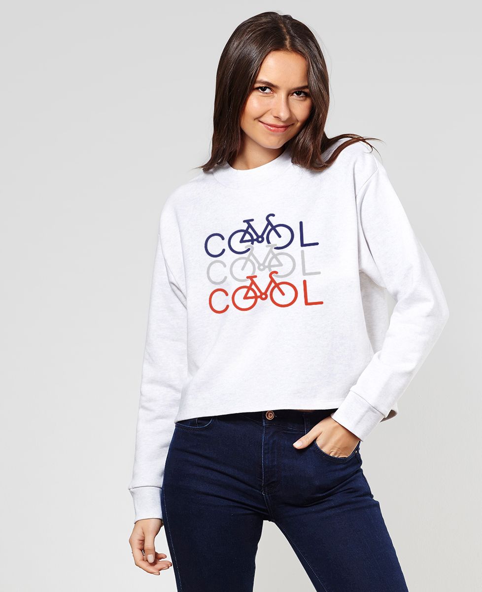 Sweatshirt femme COOL COOL COOL
