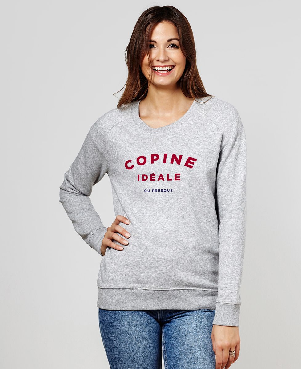 Sweatshirt femme Copine Idéale - Cadeaux Couple, Mariage