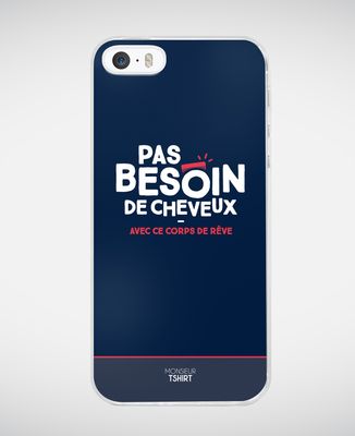 Coque smartphone Pas besoin de cheveux