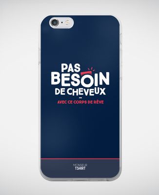 Coque smartphone Pas besoin de cheveux