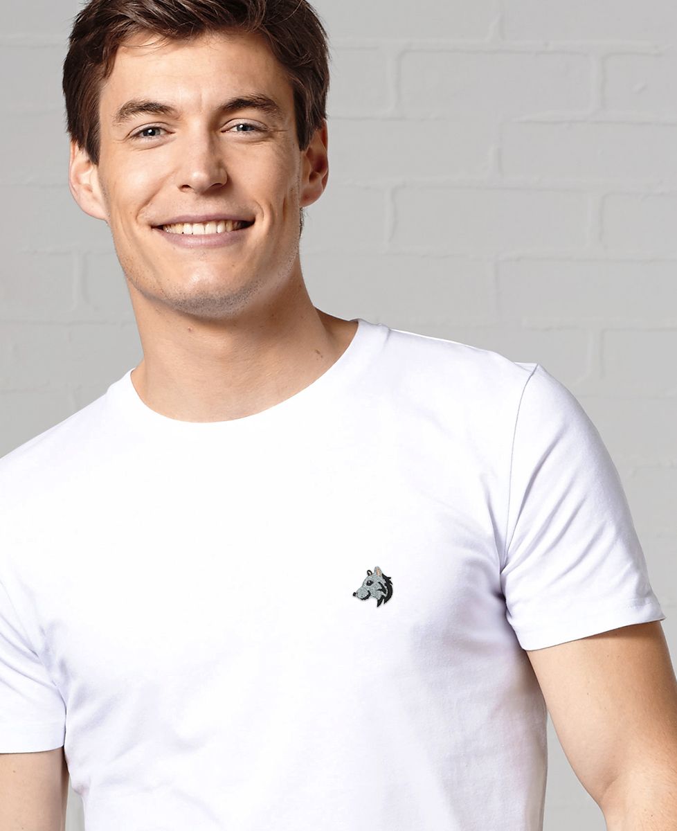 Men's T-Shirt Wolf (embroidered)
