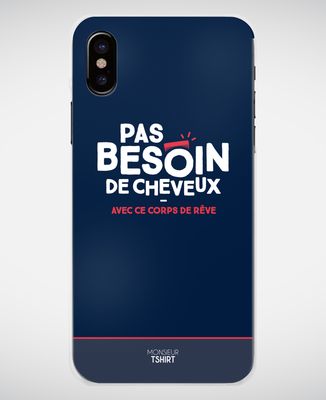 Coque smartphone Pas besoin de cheveux