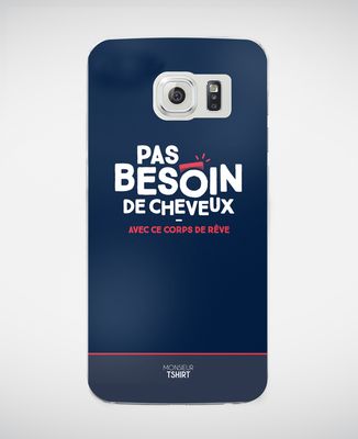 Coque smartphone Pas besoin de cheveux