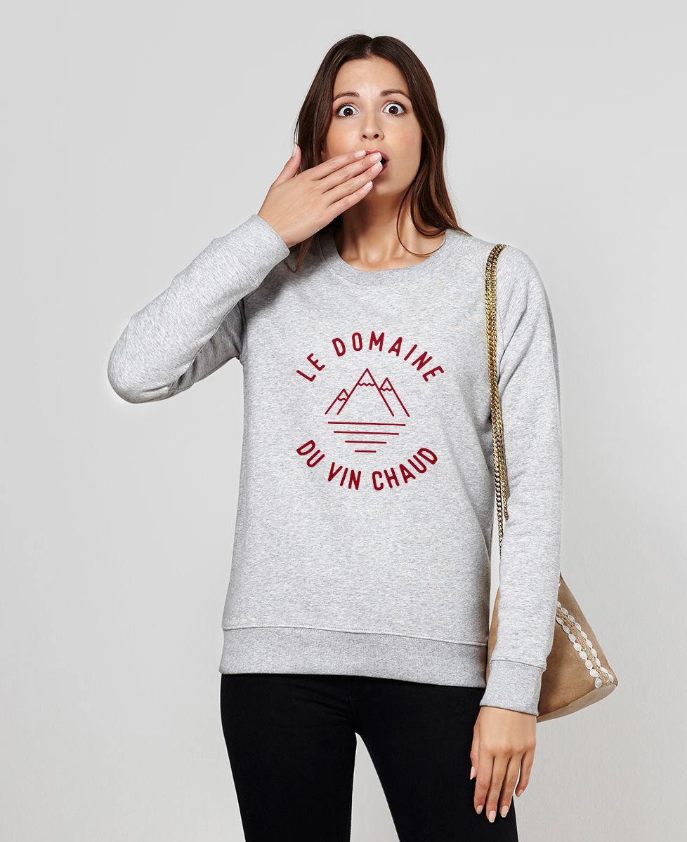 Sweatshirt femme Le domaine du vin chaud