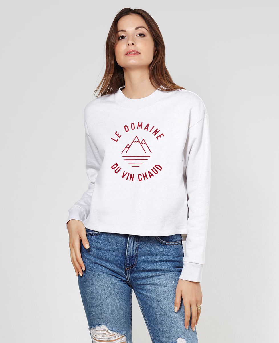 Sweatshirt femme Le domaine du vin chaud