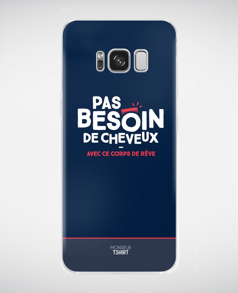 Coque smartphone Pas besoin de cheveux