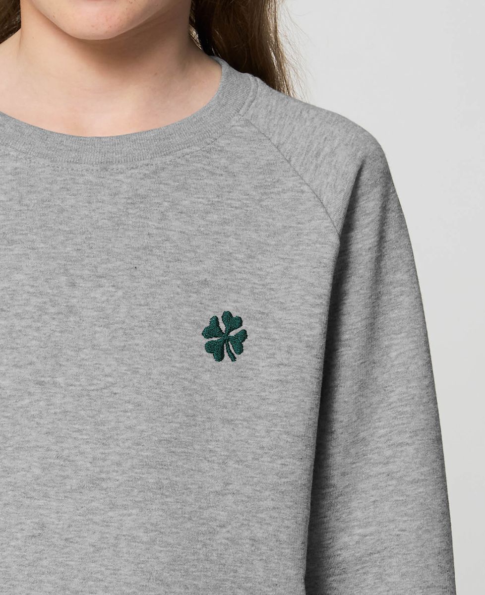 Sweatshirt enfant Trèfle (brodé)