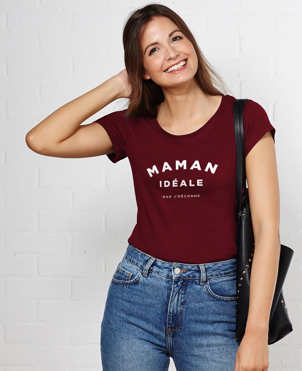 T-Shirt femme Maman idéale