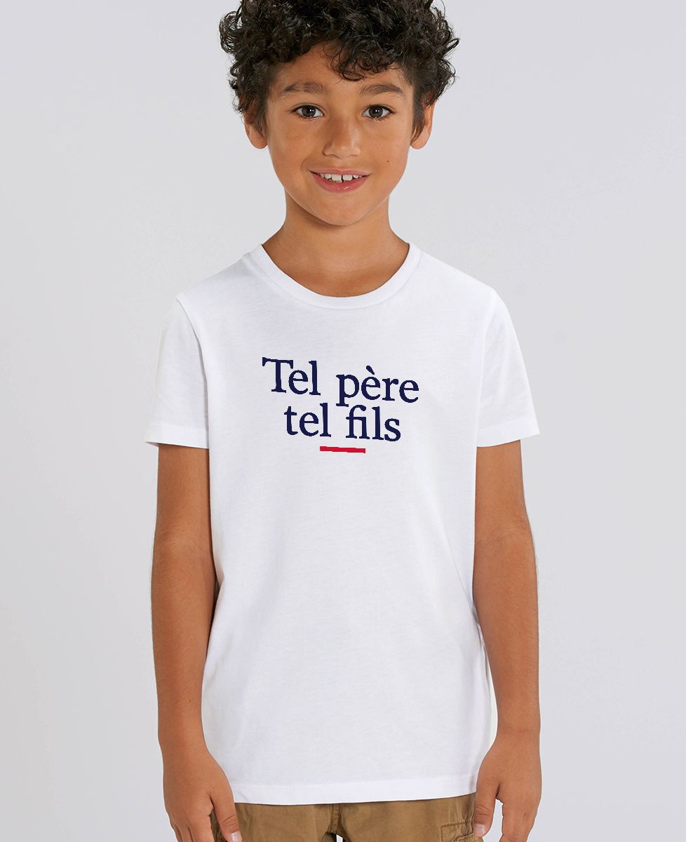 T-shirt enfant Tel père tel fils - Cadeaux Papa, Duo assortis