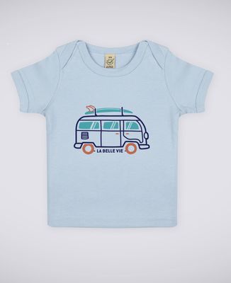 T-Shirt bébé La belle vie en van