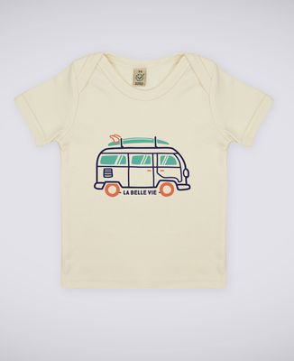 T-Shirt bébé La belle vie en van